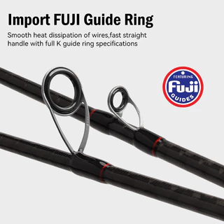 LEYDUN SANJI เบ็ดตกปลารdrod UL 1.68m 1.8m 1.98m Fuji Joran Pancing คาร์บอนไฟเบอร์ Rod Spinning
