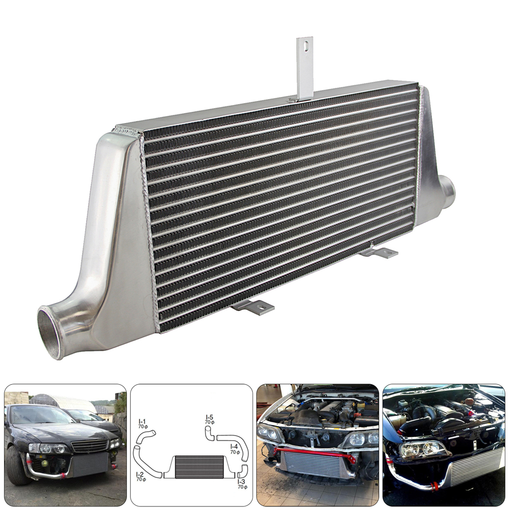 Performance Intercooler สําหรับ Toyota Chaser Mark II JZX90 JZX100 2.5L สีเงิน