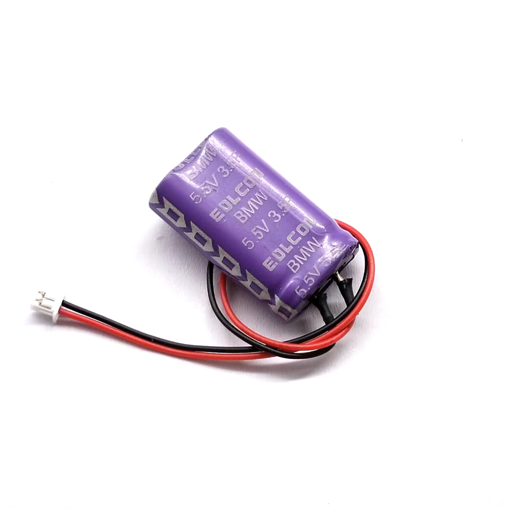 1PCS 5.5V3.5F Ferra Capacitor ประเภทผสมเครื่องบันทึก 5.5V 3.5F พร้อมสายเคเบิลพร้อมปลั๊กตัวเก็บประจุ