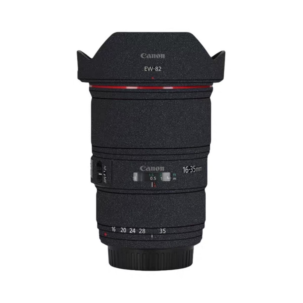 เลนส์กล้องสติกเกอร์ Coat Wrap ฟิล์มป้องกันรูปลอกผิวสําหรับ Canon EF 16-35 F2.8 III EF16-35 มม.F2.8II