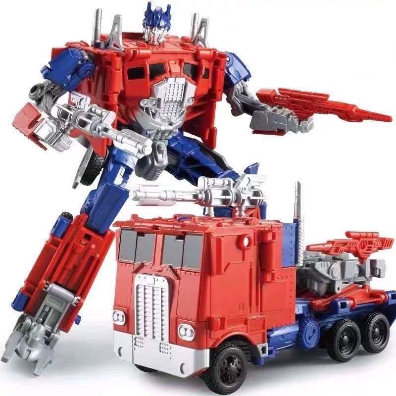 Transformers Optimus Prime Bumblebee Ironhide รถกระบะรถบรรทุกหุ่นยนต์โมเดลรถของเล่นเด็ก