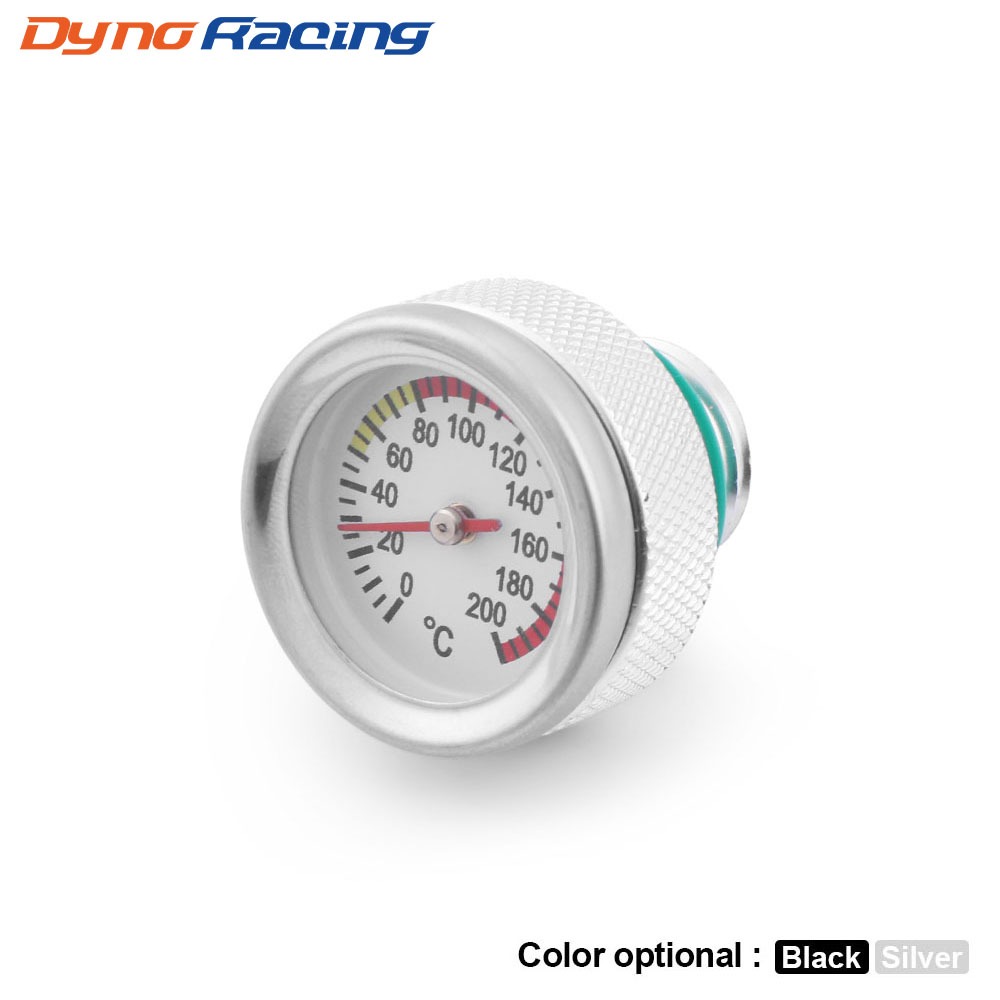 M20x2.5 ฝาปิดถังน้ํามันเชื้อเพลิงรถจักรยานยนต์พร้อมเครื่องวัดอุณหภูมิน้ํามัน 0-200℃ Pointers Dial Meter Enginle Oil Temp Gauge