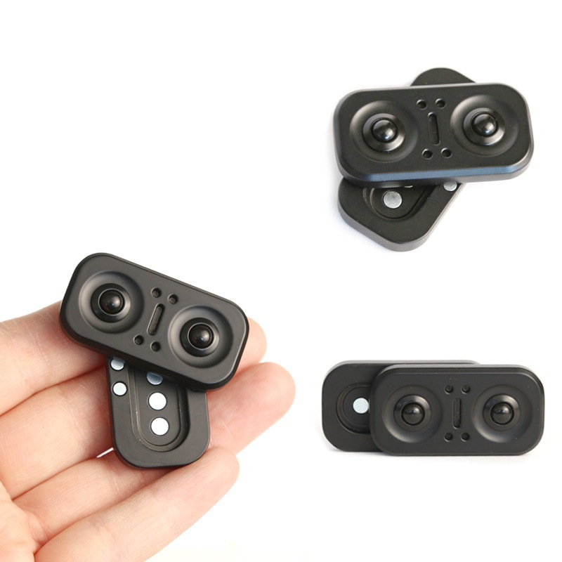 1PC นกฮูก Fidget Spinner สไลด์แม่เหล็ก Hand Spinner โลหะ EDC โต๊ะทํางานของเล่นสําหรับผู้ใหญ่และเด็กความวิตกกังวลของเล่นของขวัญ Restless Slider