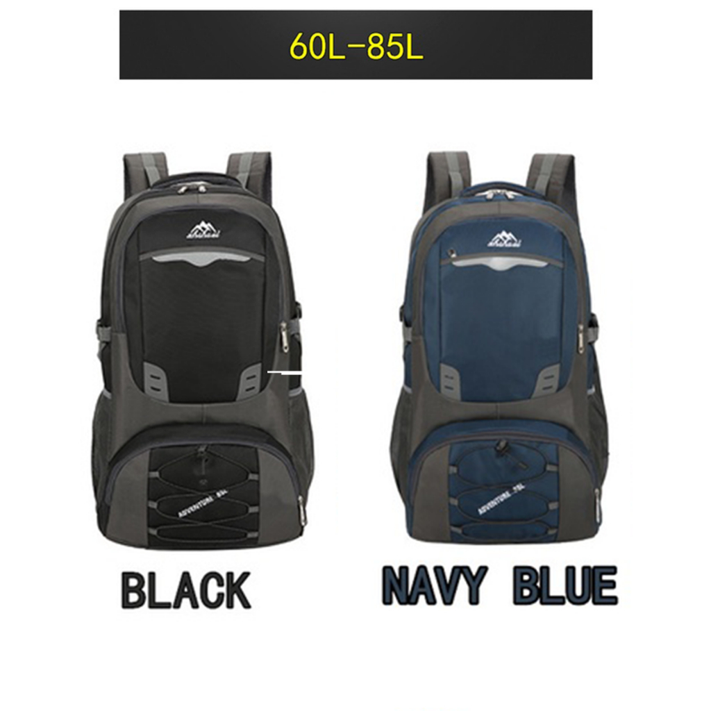 【COD】Traveler Backpack 60 L -85L กระเป๋าเป้ กระเป๋าเดินทาง กระเป๋าท่องเที่ยว Waterproof Outdoor Back