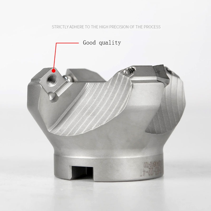 KM12 D50/D63/D80/D100 CNC หัวเครื่องมือมิลลิ่งทําจากเหล็ก, SEKT1204AFTN-X83, เม็ดมีดมิลลิ่งสําหรับเห