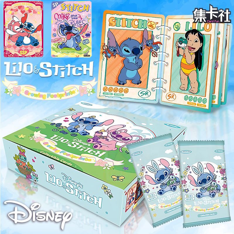 Stitch การ์ด Disney Zootopia Mickey HP/SP/FR หายาก Cards ของเล่นเด็ก ของขวัญวันเกิด