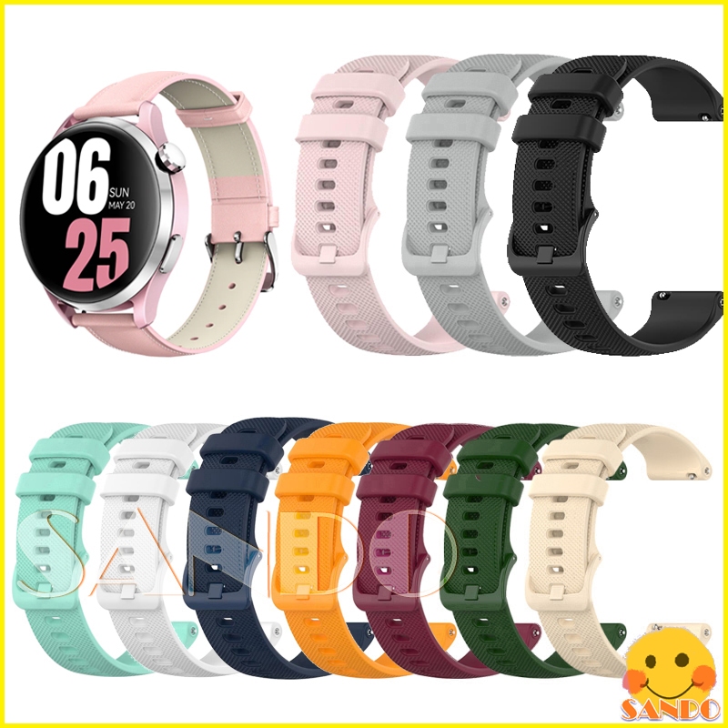 Kieslect Lora 3 Lady สาย Kieslect Lora 3 Lady Smart Watch สายซิลิโคนนุ่ม สายซิลิโคนอ่อนนุ่ม Kieslect Lora 3  smartwatch เปลี่ยนสายรัดข้อมืออุปกรณ์เสริมสายรัด
