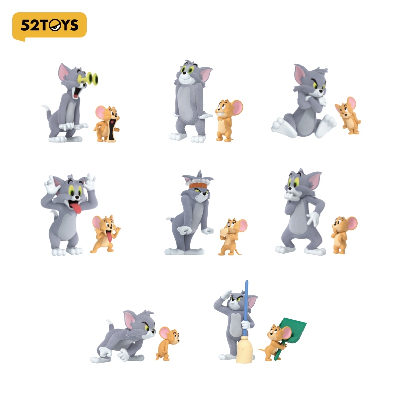 52TOYS TOM and JERRY States of Mind Series Blind Box Figure Toy（Whole Set）