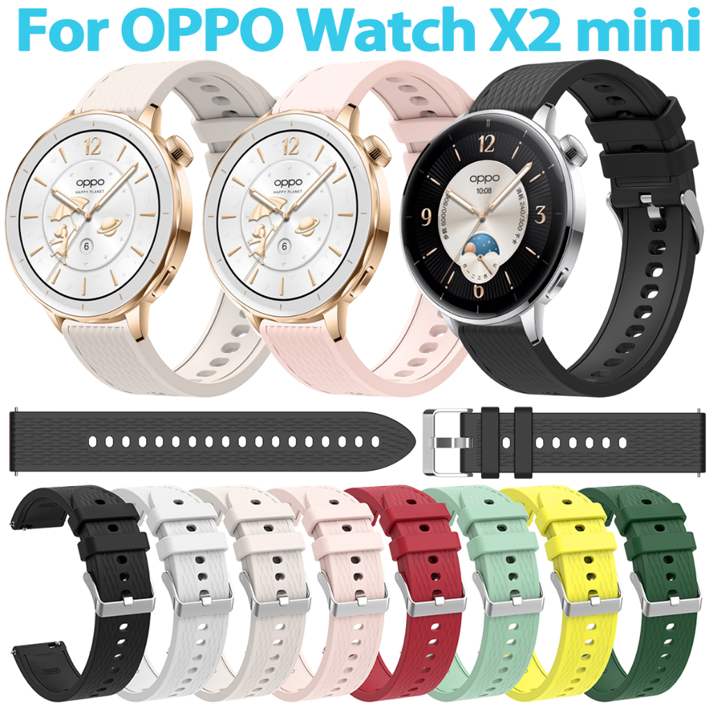 สําหรับOPPOนาฬิกาX2 MiniซิลิโคนสําหรับOPPOนาฬิกาX2 mini Softกีฬาสายนาฬิกาสร้อยข้อมือ