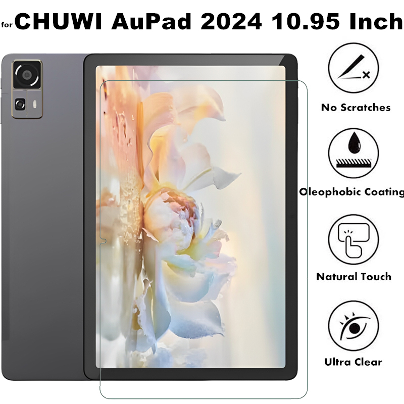 for CHUWI AuPad 10.95 Inch 2024 Anti-Scratch 9H Tempered Glass Screen Protector Film
