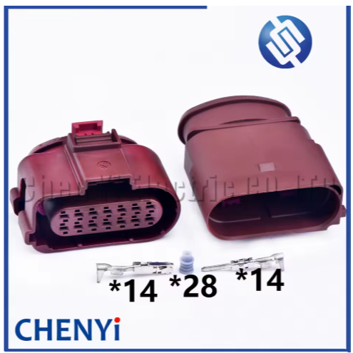 14 Pin ปลั๊กเกียร์กันน้ํารถยนต์ 4H0973717ซี 6X09738174H0 973 717C 6X0 973 817A สําหรับ VW Audi Porsc