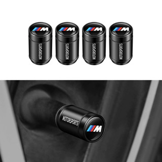 ฝาครอบวาล์วยางรถยนต์ อัลลอย กันกัดกร่อน สีดํา สําหรับ BMW X1…