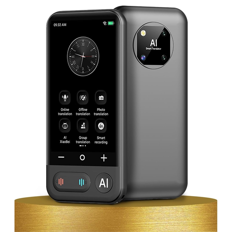 เวิร์ม อุปกรณ์แปลภาษา Z16,การแปลเสียงแบบเรียลไทม์สองทาง,รองรับ150ภาษา, หุ่นยนต์เล่นตามบทบาทแชท AI, อ