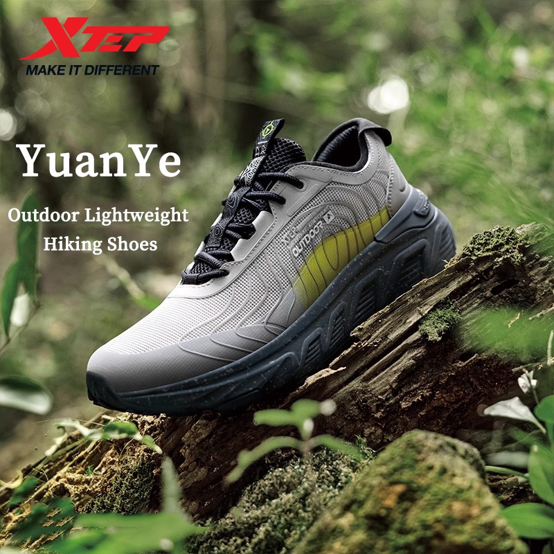 XTEP Yuanye 1.0 รองเท้าเดินป่าสำหรับผู้ชาย ใหม่ฤดูร้อน ระบายอากาศดี ทนทาน รองเท้าสปอร์ต