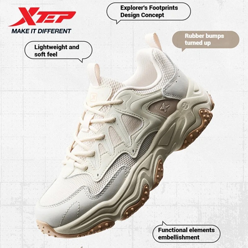 XTEP YOUMU Casule รองเท้าผ้าใบ รองเท้าวิ่ง Rebound สนับสนุน Professional Cushioning Shock Absorption สําหรับชาย