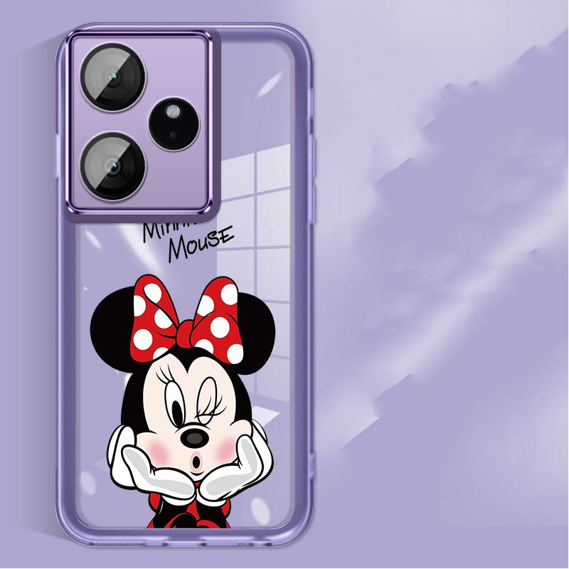 Realme GT 7 Pro GT 7 Luxury Cute Minnie Casing Clear Candy Silicon Case Camera Protector Soft Case C