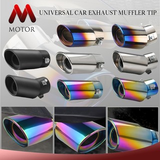 Universal Car Exhaust Muffler Tip Round Stainless Steel Chrome Tail Muffler Exhaust hks