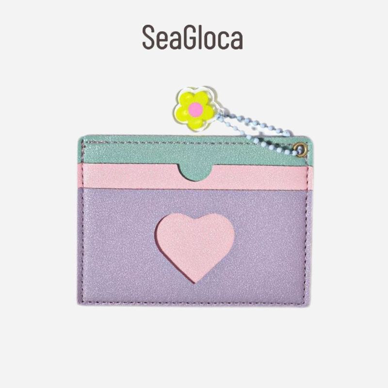 Seagloca กระเป๋าใส่บัตร แบบบางพิเศษ สไตล์เกาหลี สําหรับผู้หญิง No 1808