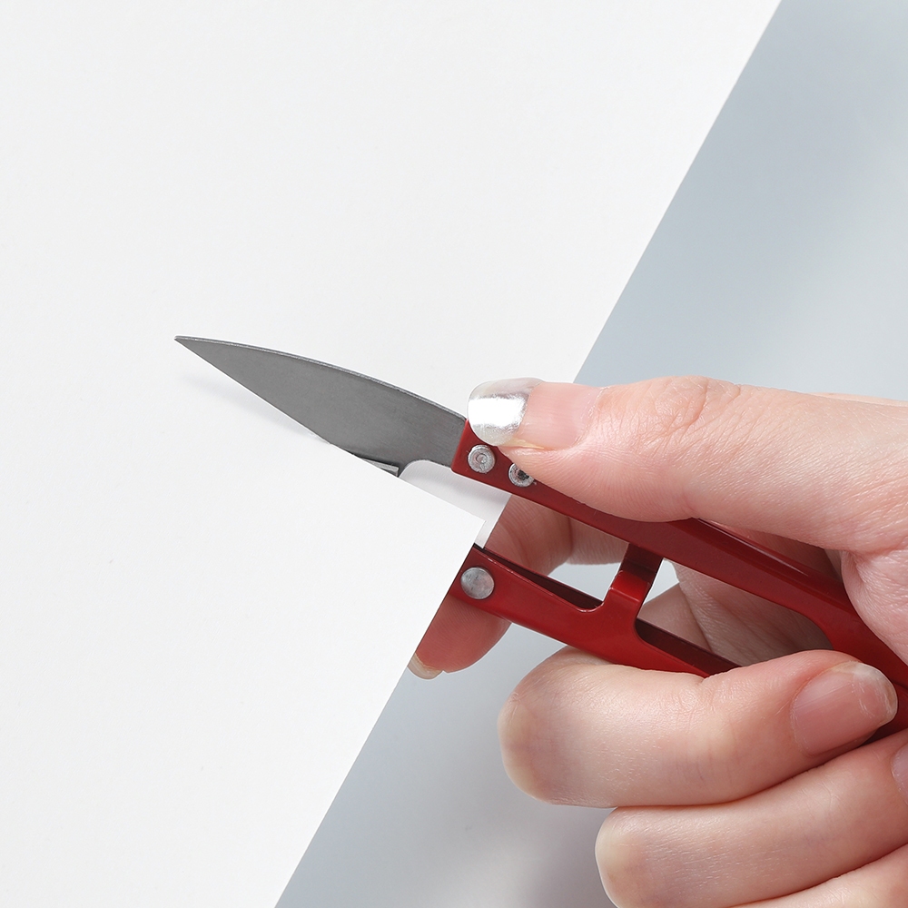 กรรไกรสปริงขนาดเล็ก 21x98มม. แบบมือถือ คมกริบ ทนทาน สำหรับงานDIYและงานฝีมือ - รูปที่ 4