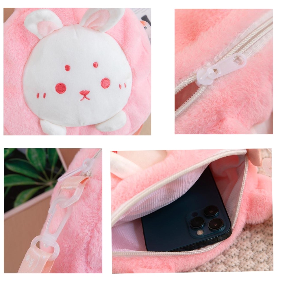 27 ซม. แบบพกพา/สะพายข้าง/ไหล่ข้างเดียวกระเป๋าตุ๊กตาสัตว์ ราคา ถูกที่สุด ดีลบีเคเค แกลเลอรีภาพที่ 3
