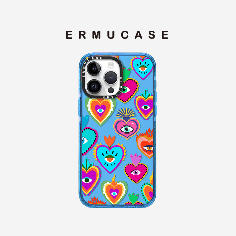 เหมาะสําหรับ IPhone 13 14 15 16 Pro Max Shock-proof Magnetic Personalization-Niche แฟชั่น Eye of the Mind Dreamland สีเคสโทรศัพท์