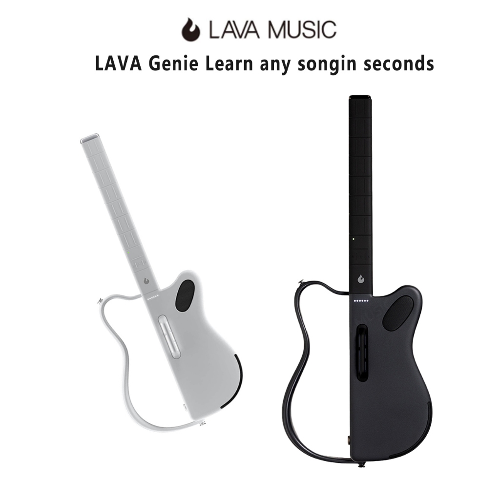 LAVA Genie Smart Guitar กีต้าร์อัจฉริยะ กีต้าร์ไร้สาย แบบพกพา LAVA MUSIC