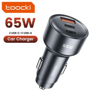 Toocki 65W USB C Car Charger PD Fast Charging Dual Type C + …