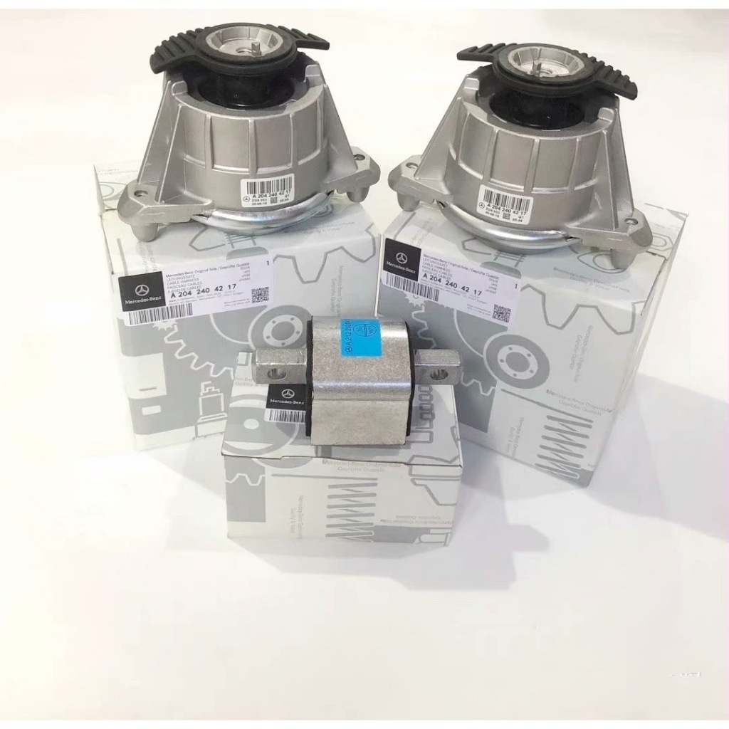 (1คู่) ยางแท่นเครื่อง LEMFORDER Mercedes BENZ W204 W212 W207 M272 V6 M271 1SET 3PC 2042404217