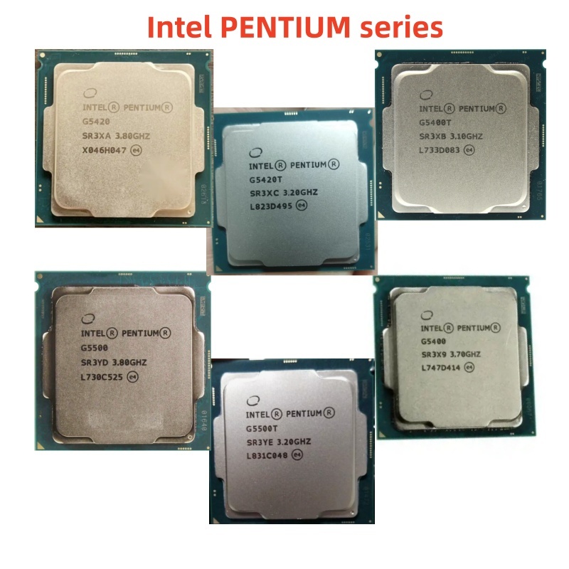 Intel pentium G5400 5400T 5420 5420T 5500 5500T โปรเซสเซอร์ LGA 1151 ซ็อกเก็ต 2.4 GHz- 3.7 GHz L3=4 