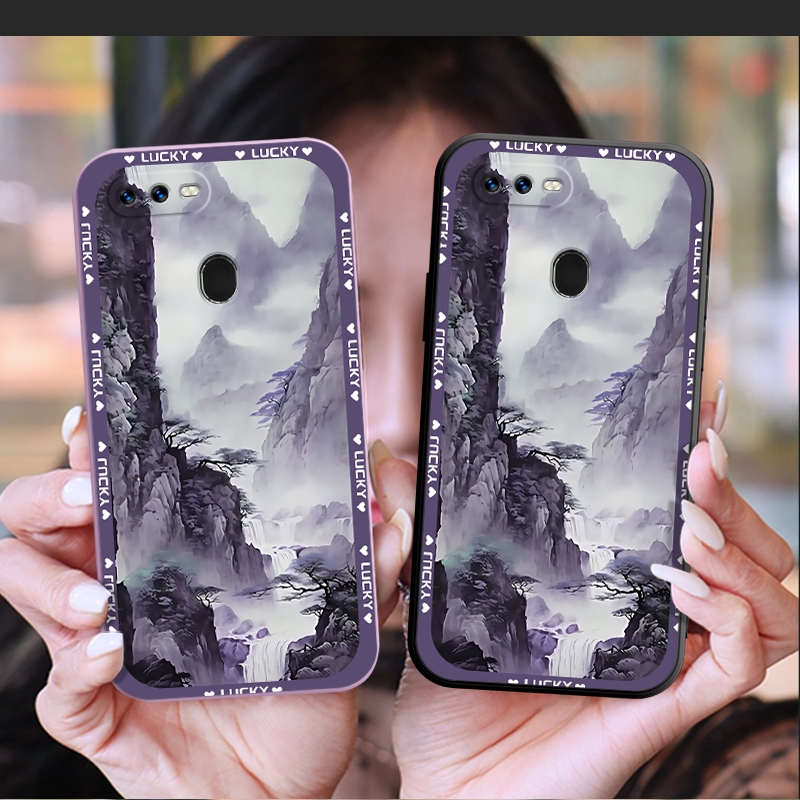 ปลอกสําหรับOPPO A7 2018 A5S AX5S AX7 A7N A12 A12S A11K REALME C30 A57 2022 C30S A77 4Gภูมิทัศน์ภาพวา