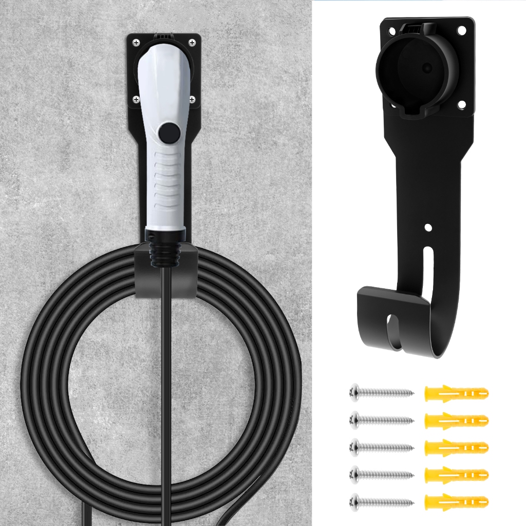 Car Charger Organizer อเนกประสงค์ทนทาน EV Charger Holder Hook สําหรับรถยนต์ไฟฟ้า