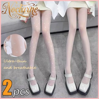 ถุงน่องลายจุดสีขาว จั๊มสูทแห้งเร็วระบายอากาศบางเฉียบ กระชับส…