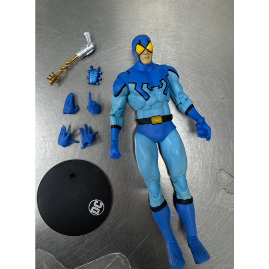 (ไม่มีกล่อง) Mcfarlane DC Gold Label Comics Blue Beetle Action Figure