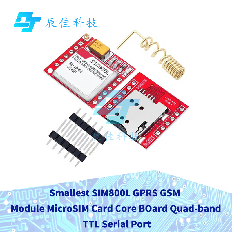 1 ~ 5 PCS Mini Smallest SIM800L GPRS GSM โมดูล Micro SIM การ์ด Core Wireless Board Quad-band TTL Ser