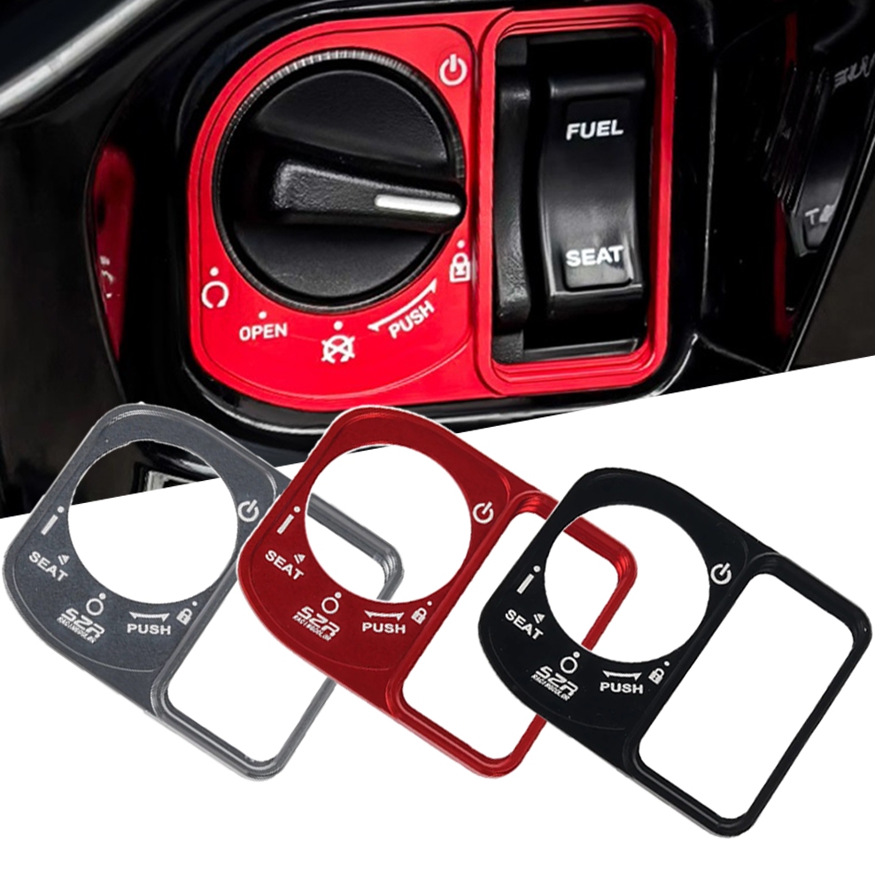 เหมาะสําหรับ ADV160 UHR150 FORZA350 ดัดแปลง CNC อลูมิเนียมล็อคประตูไฟฟ้าตกแต่งฝาครอบ