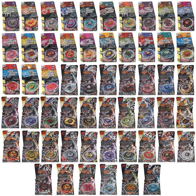 56 รูปแบบ 4D โลหะ Fusion Spinning Top Battling เกมของขวัญของเล่นสําหรับเด็ก