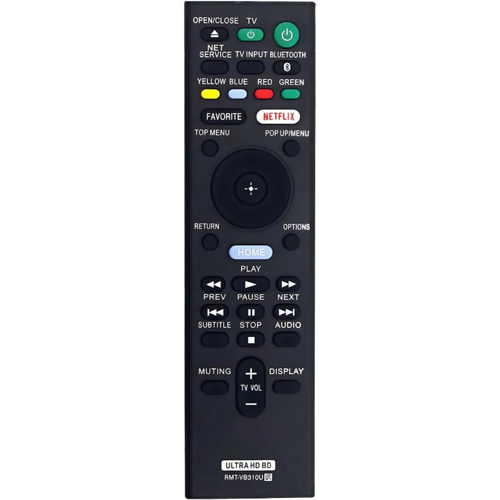 RMT-VB310U เปลี่ยนระยะไกลสําหรับ Sony Blu-ray Player UBPX800M2 UBPX800 UBPX1000ES UBPX1100ES UBP-X80