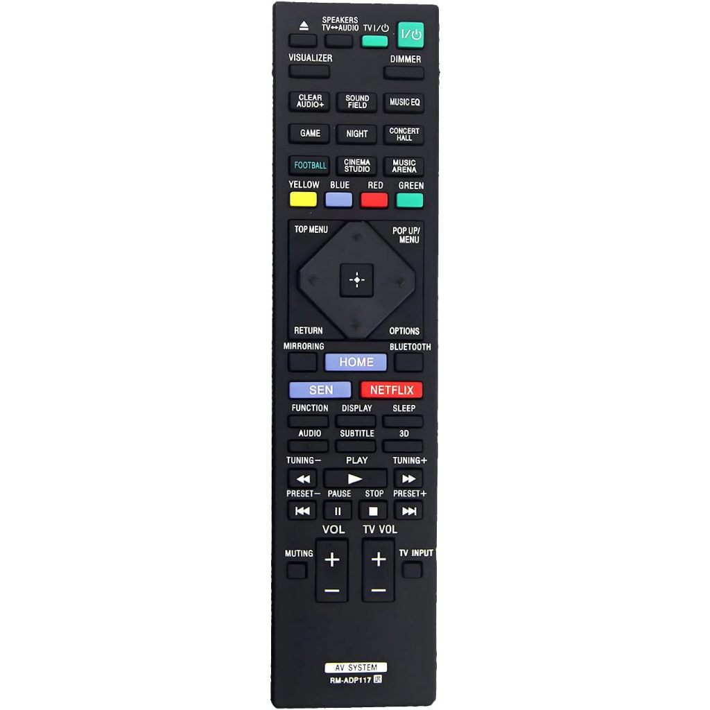 RM-ADP117 เปลี่ยนระยะไกลสําหรับ Sony DVD Player HBD-N5200W HBD-N7200W HBD-N9200W HBD-N9200WL BDV-N72