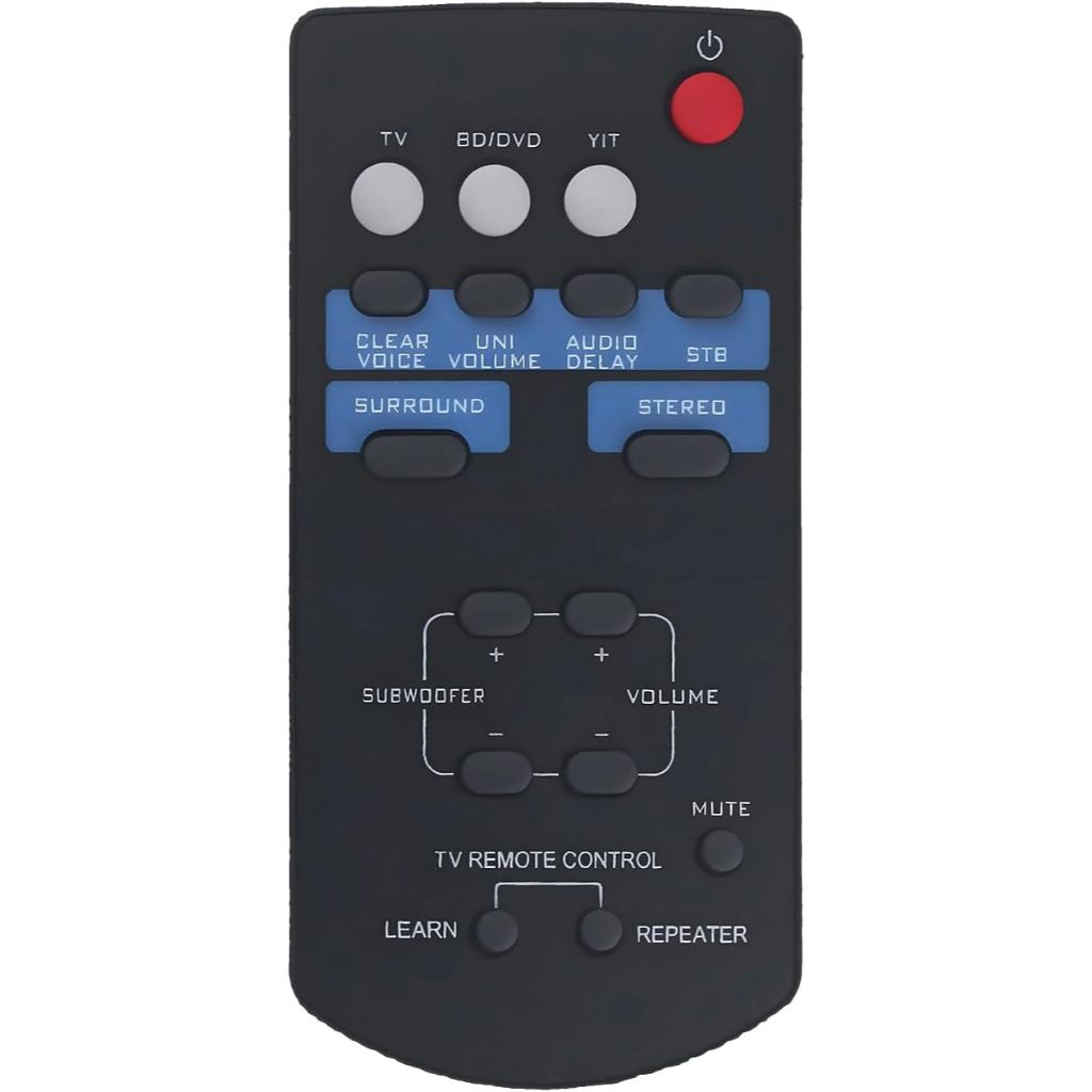 FSR60 WY57800 เปลี่ยนรีโมทสําหรับ Yamaha Soundbar YAS-201 YFSR60 ATS-201BL TSX-112 ATS-1010 YAS-101B