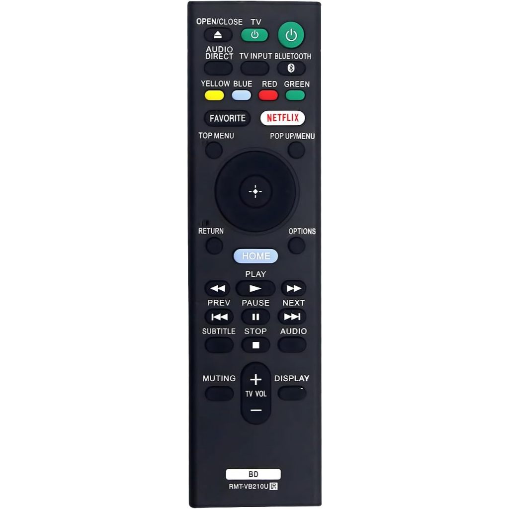 RMT-VB210U เปลี่ยนระยะไกลสําหรับ Sony Blu-ray Disc เครื่องเล่น DVD UHP-H1 UBP-X700