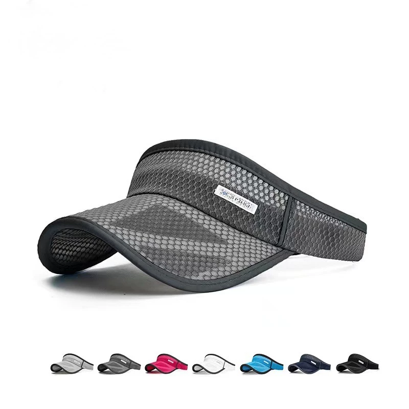 Summer Extended Brim Hollow Top Hat สําหรับผู้ชายและผู้หญิงกีฬากลางแจ้ง หมวก