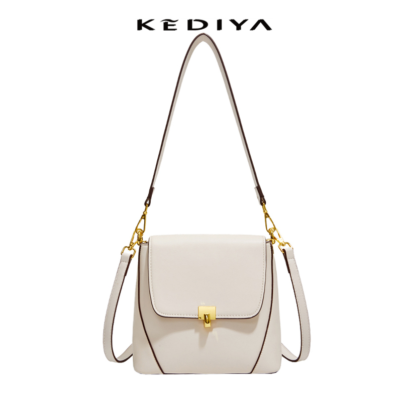 Bucket Bag KEDIYA 2025 Fashion Simple Shoulder Bag Luxury PU Sling Crossbody Bag For Women