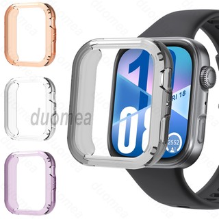 ตัวป้องกันหน้าจอTPUกรณีครึ่งอุปกรณ์เสริมสําหรับ Huawei Watch Fit 4 3 / Huawei Watch Fit 4 Pro