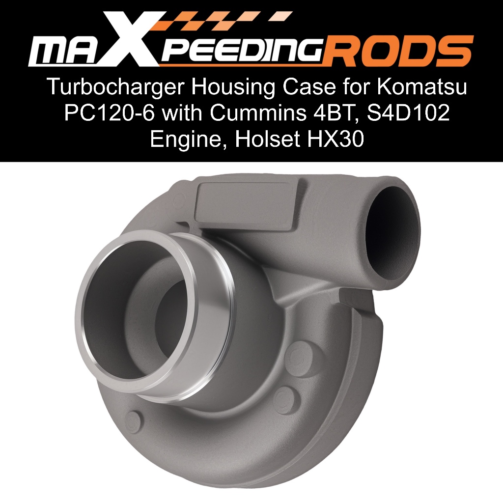 เคสเทอร์โบชาร์จเจอร์ สำหรับ Komatsu PC120-6, เครื่องยนต์ Cummins 4BT / S4D102, เทอร์โบ HOLSET HX30