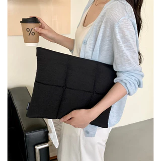 กระเป๋าแล็ปท็อปแฟชั่นที่เรียบง่ายกันน้ํากันกระแทกแขนคอมพิวเตอร์เข้ากันได้กับ แม็ค อากาศ/มือโปร 13.3 13.6 14 15นิ้ว