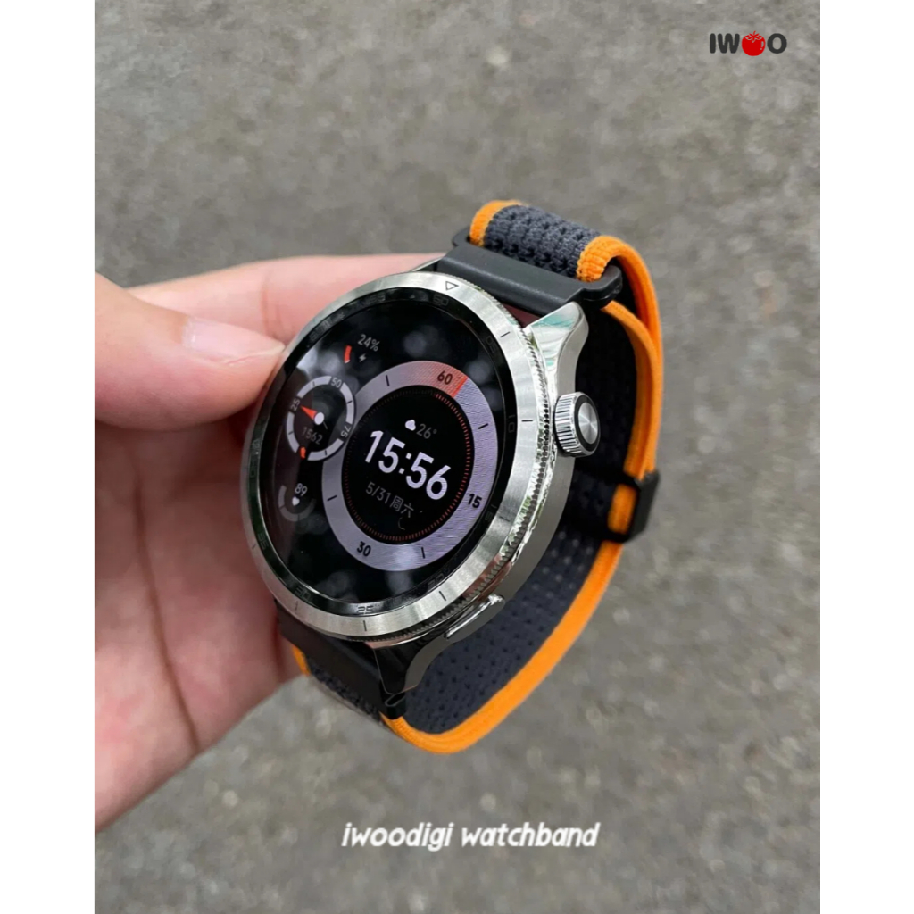 18/20/22 มม.สายคล้องคอแม่เหล็กสําหรับ Huawei Watch gt6/gt5/gt4 41 มม./gt3/gt2/นาฬิกา 4 46 มม.Breatha