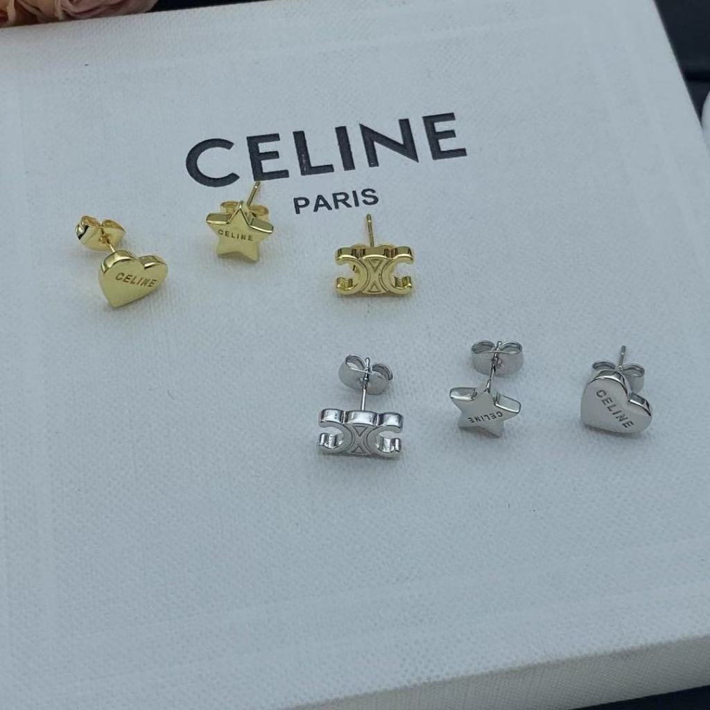 2025 ใหม่ CELI*E 3 ชิ้น EARRINGS-NOT 3 PAIRS