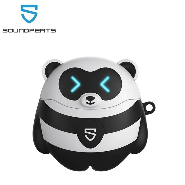 SoundPEATS PearlClip Pro เคสป้องกัน Panda ที่กําหนดเอง (เคสเท่านั้น, ไม่มี EARBUDS)