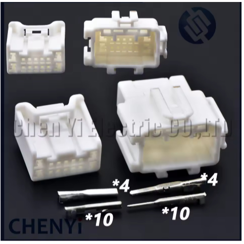 14 Pin (4B + 10S) อัตโนมัติไฟฟ้าลวด Hybrid Connector รถยนต์อะแดปเตอร์ปิดผนึกรถกระจกมองข้างปลั๊กสําหรับ Honda Toyota Nissen