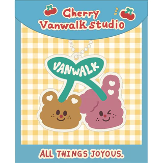 Vanwalk ตกแต่งกระเป๋าน่ารัก สนุกที่ถอดออกได้ ตกแต่งสากล Key Chain W1113/W1142